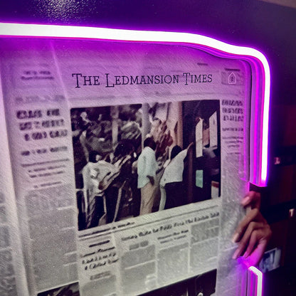 LEDMansion Times | Led Wall Art-1