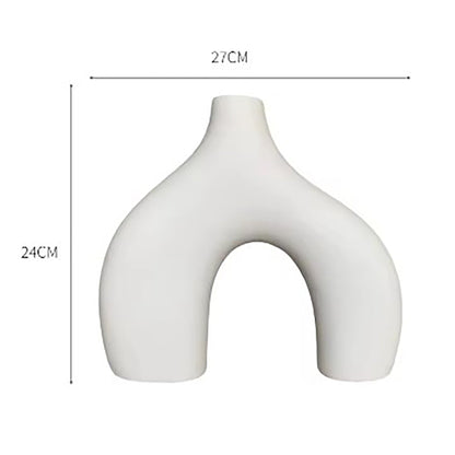 Arch Vase-White-3