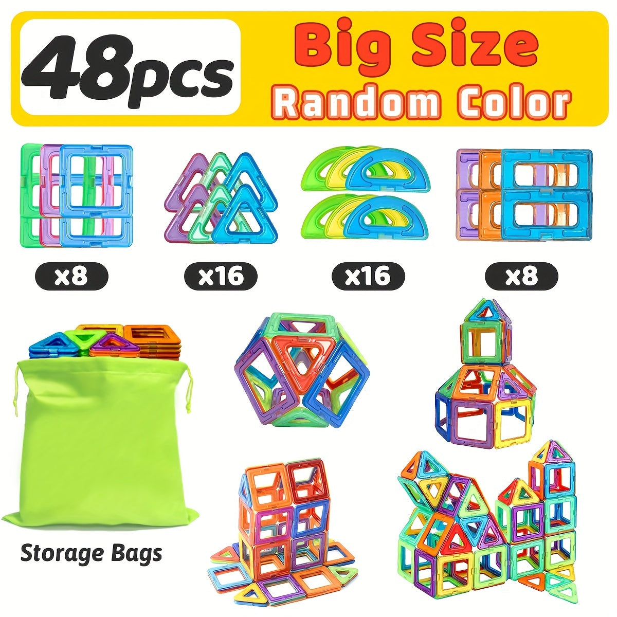 Vibrant Magnetic Building Blocks-1