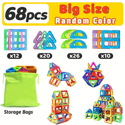 Vibrant Magnetic Building Blocks-2
